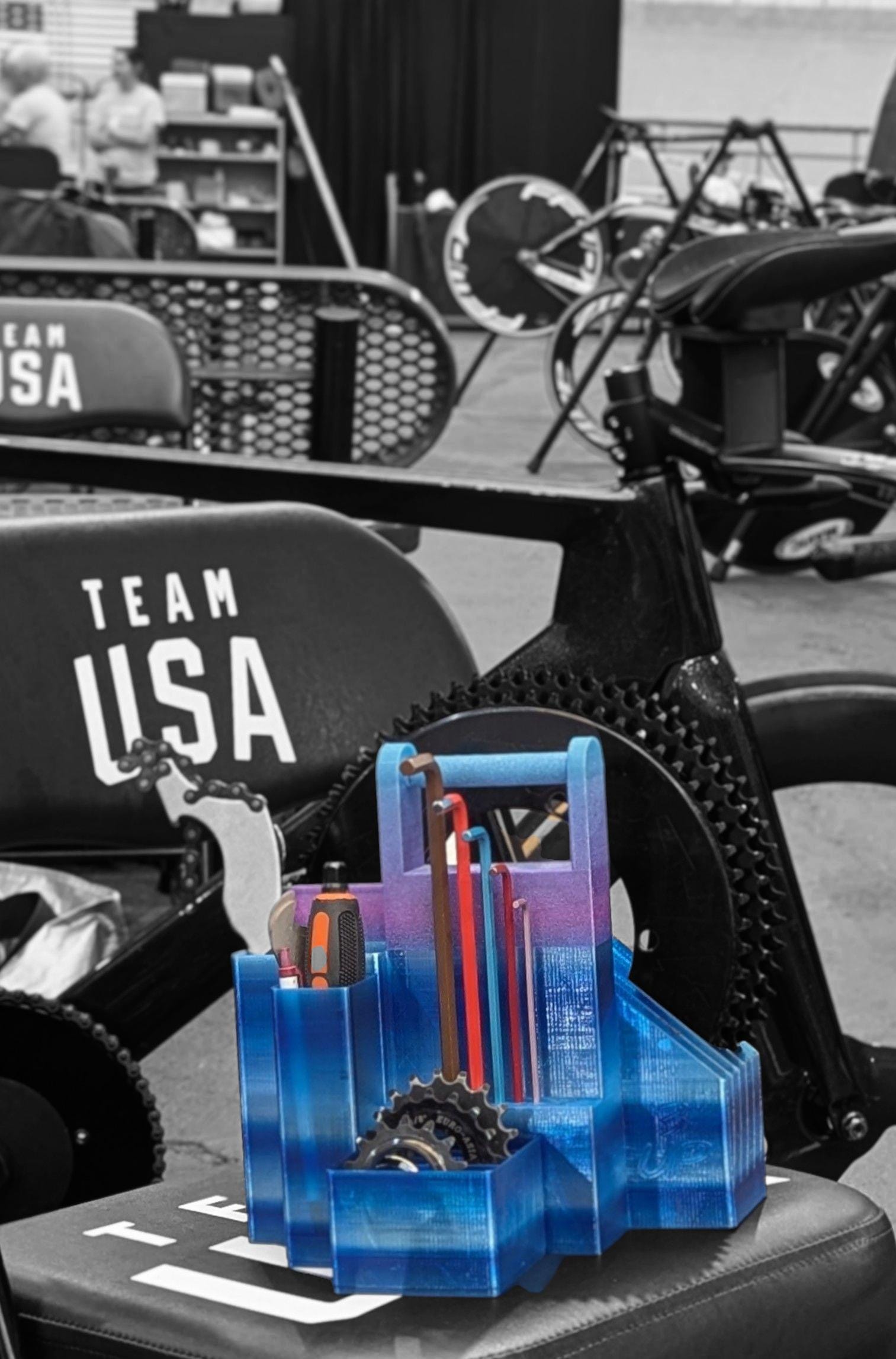 Track Cycling Tool Caddy: Gear & Cog Organizer, Holds up to 65T product image 5